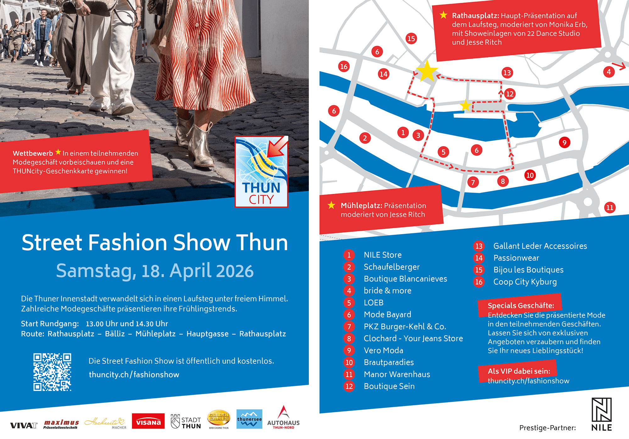 THUNcity StreetFashion 2026 Flyer